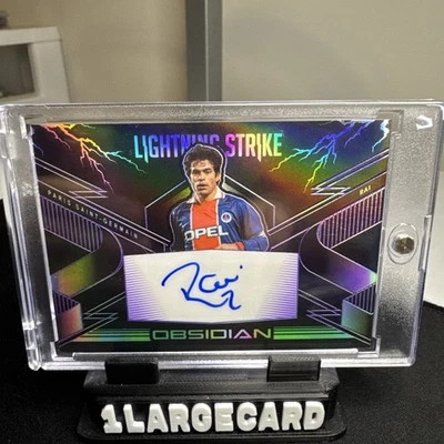 RAI 2020-21 PANINI OBSIDIAN LIGHTNING STRIKE PARIS SAINT GERMAINE AUTO /75 🧼🔥 - Image 1 of 4