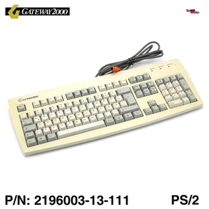 GATEWAY 2000 2196003-13-111 PS/2 Keyboard Deutsch DE QWERTZ Computer 2 - Picture 1 of 6