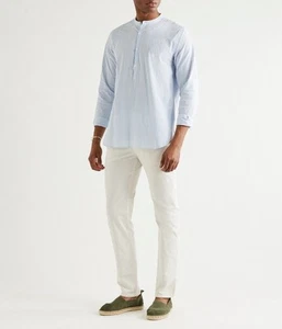 Chinos Hombre Orlebar Marrón Campbell Blanco 30W Nuevos Con Etiquetas PVP £145 - Imagen 1 de 10