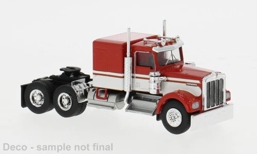 Brekina 86251 - 1/87 Kenworth W 900, Rosso/Bianco, 1977 - Nuovo - Immagine 1 di 1