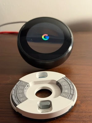 Black Google Nest 3rd Generation Learning Programmable Thermostat Kit T3016US - Image 1 of 3