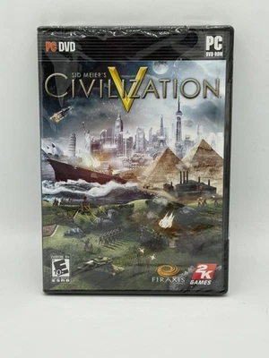 Sid Meier's Civilization V, PC DVD-ROM Video Game NEW SEALED (E138) - Image 1 of 4