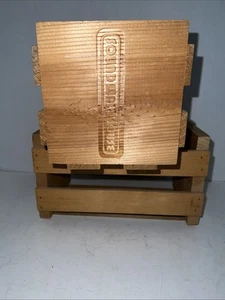 Napa Valley Like Sound Warehouse Holds 20 CD’s Storage Wood Crate x2 - Picture 1 of 3