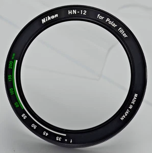 Parasol Nikon tipo atornillable para filtro polar polarizador HN-12 52 mm - Imagen 1 de 11