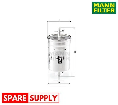 FUEL FILTER FOR AUDI BMW CHERY MANN-FILTER WK 830/7 - Image 1 of 4