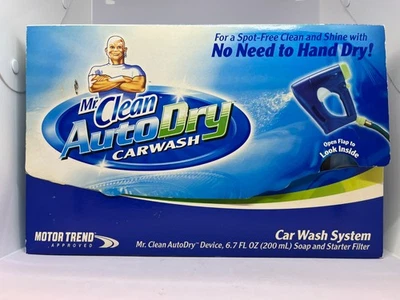 Kit de inicio de sistema de lavado de autos Mr. Clean AutoDry con jabón y filtro nuevo en caja Foto 1 de 4