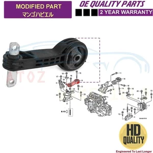 PARA HONDA CIVIC MK8 STREAM MONTAJE MOTOR SUPERIOR DERECHO NUEVO TRANSMISIÓN AUTOMÁTICA - Imagen 1 de 8