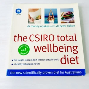 CSIRO Total Wellbeing Diet Paperback Recipes Dieting Weight Loss Healthy Eating - Picture 1 of 9