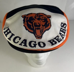 Vintage Chicago Bears Official NFL Flat Top Blue White Orange Snapback Hat - Picture 1 of 9