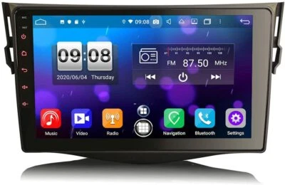 Toyota RAV4 Android 10 Autoradio 9" Touchscreen BT GPS Navi Carplay RDS DSP 32GB - Bild 1 von 4