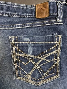 Buckle BKE Madison Strech Skinny Womens Denim Blue Jeans Sz 28×33.5 A46 - Picture 1 of 8