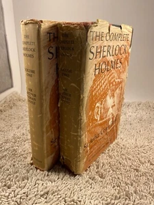 The Complete Sherlock Holmes by Sir Arthur Conan Doyle Hardcover 2 Volumes, 1930 - Picture 1 of 12