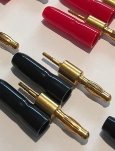 Altavoz PLÁTANOS 10-negro 10-rojo tipo soldadura con fundas flexibles para botas 20 piezas - Imagen 1 de 11