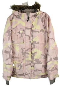 Alpha Industries Inc Mens Camo Pink Ski Snow Style Jacket Size M Hooded - Picture 1 of 15