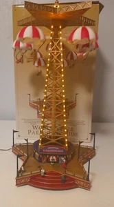 Gold Label Weltausstellung Fallschirmfahrt Musik Lichter Bewegung 2005 Mr. Christmas - Bild 1 von 23