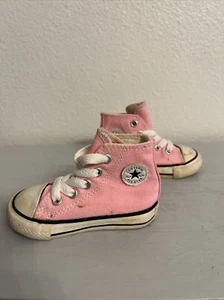 CONVERSE CHUCK TAYLOR ALL STAR PINK SNEAKERS SIZE 4C (PRE-OWNED) CLAY STAINED - Picture 1 of 12