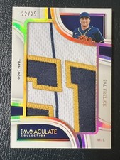2023 IMMACULATE SAL FRELICK ROOKIE 3-COLOR PATCH JERSEY RELIC SP #d /25 SP