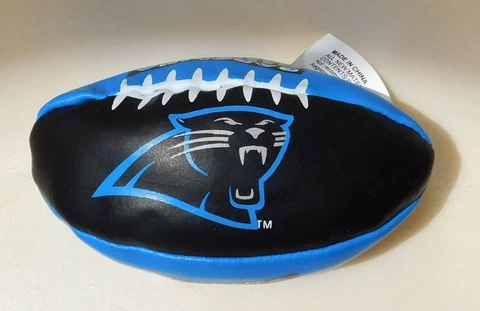 VTG 1997 CAROLINA PANTHERS Hacky Sack Mini Kick Ball OFFICAL NFL Promo Cover