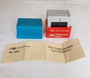 DEFA Dia Serie 206 Traditionsschiff Typ "Frieden" Schiffbaumuseum Rostock DDR - Bild 1 von 7