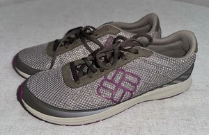 NUOVE scarpe da donna Columbia Techlite viola talpa tennis atletica corsa 9,5 - Foto 1 di 8