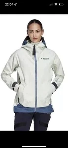 Women’s Adidas Terrex Waterproof Jacket Size 12-14 - Picture 1 of 9