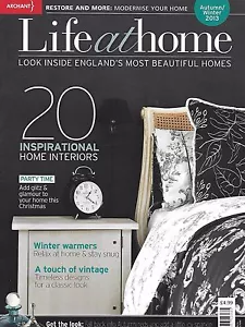 Life At Home Magazine Interiors Vintage Classic Designs Restoration Autumn Reds. - Picture 1 of 6