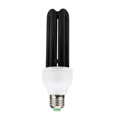 40W E27 UV Light Bulb Ultraviolet Fluorescent Blacklight CFL Lamp Ghost Hunting  - Image 1 of 4
