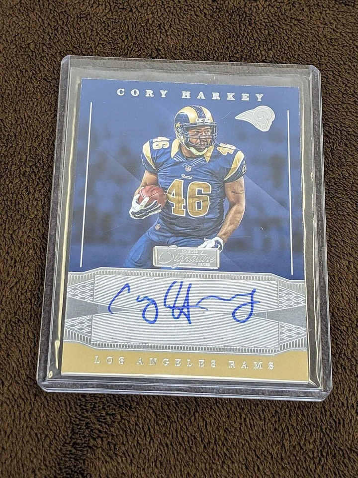 2016 DONRUSS SIGNATURE SERIES AUTO CORY HARKEY RAMS - Image 1 of 1