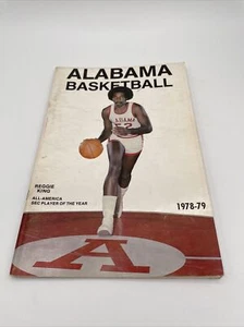 Alabama Basketball Media Guide 1978-79, raro Reggie King todo americano - Imagen 1 de 3