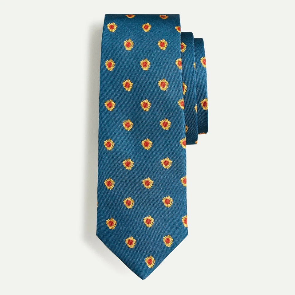 J. Corbata de seda Crew 100 % Italia Tessitura Attilio Bottinelli HECHA EN EE. UU. por MANE NUEVA Foto 1 de 1