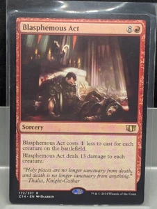 Blasphemous Act  X1 Commander 2014 MTG - Picture 1 of 1