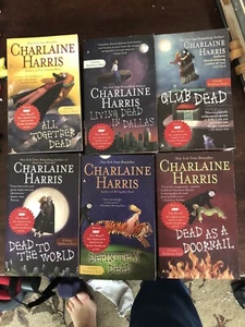 Charlaine Harris Sookie Lot 6 Bücher Club definitiv tot PB Euc Angebot machen - Bild 1 von 4