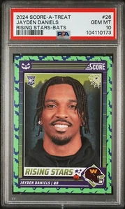2024 Panini Score-A-Treat Rising Stars Bats #26 Jayden Daniels PSA 10 RC ROOKIE - Picture 1 of 1