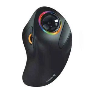 Trackball Mouse Rechargeable Wireless RGB Rollerball 2.4g Mice Computer Laptop - Picture 1 of 6