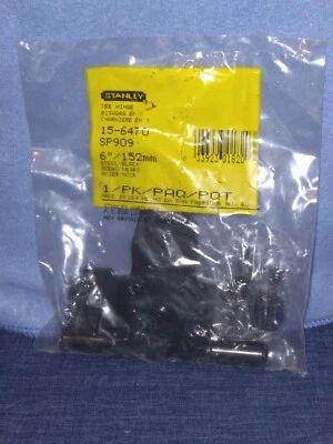 Stanley Tee Hinge 6" Black Steel Gate Shed Door 152mm #15-6470 SP909 - Image 1 of 4