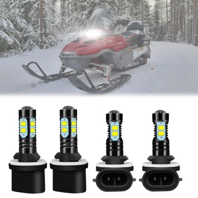 Combo de bombillas de faros LED 4x 880 881 para Arctic Cat Bearcat Wide Track 2003-2008 Foto 1 de 4