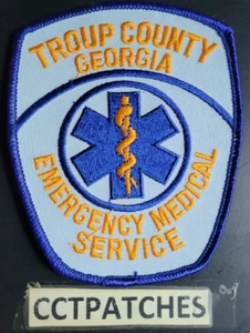 TROUP COUNTY, GEORGIA EMERGENCY MEDICAL SERVICES EMS EMT PATCH - Picture 1 of 2
