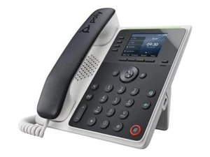 HP Poly Edge E220 IP Phone and PoE enabled, Desktop and Wall Mountable Phone - 2 - Picture 1 of 5