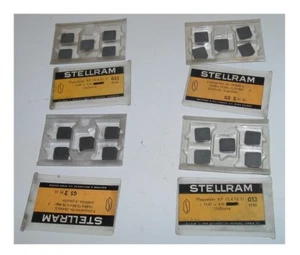 Lot de 20 plaquettes carrées STELLRAM type GS 2 M 30 - Neuves + usagées - Picture 1 of 1