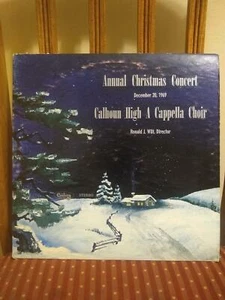 Vintage Christmas A Cappella Choir Calhoun High School 1969 Record - Bild 1 von 6