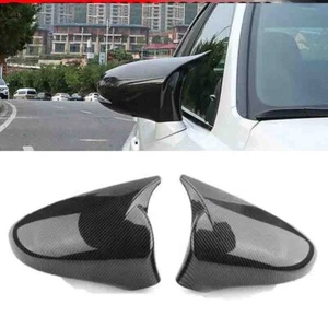 Carbon Fiber Black Mirror Cover Cap For Lexus RC300 RC350 RC200t RC F 2015-2018 - Picture 1 of 12