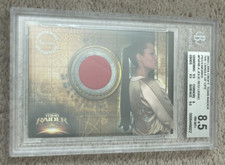 2003 Inkworks Lara Croft TOMB RAIDER Cradle of Life ANGELINA JOLIE Relic BGS 8.5