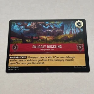 Snuggly Duckling 135/204 Disney Lorcana Ursula's Return Rare Cold Foil Card NM - Picture 1 of 2