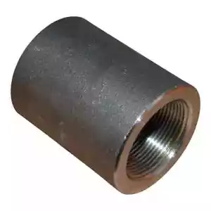 COUPLING 1" Class 3000 (3M) NPT A105 Forged Steel Threaded Pipe Fitting - Picture 1 of 8