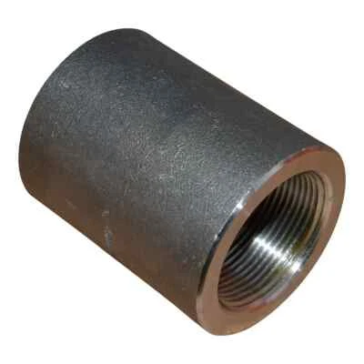 COUPLING 1" Class 3000 (3M) NPT A105 Forged Steel Threaded Pipe Fitting - Image 1 of 4