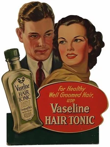 Tonic per capelli sani vaselina tonico per capelli 19" heavy duty usa made adv in metallo - Foto 1 di 1