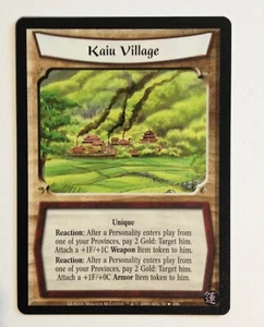 Kaiu Village L5R Leyenda de los Cinco Anillos CCG Edición Loto LE - Imagen 1 de 1