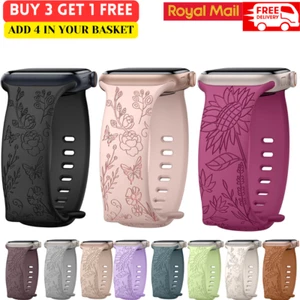 For Apple Watch Silicone Strap Series 11 10 9 8 7 6-1 Ultra SE 38 41 42 44 49 mm - Picture 1 of 49