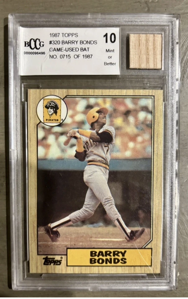 1987 Topps - Barry Bonds #320 (RC) Foto 1 de 2