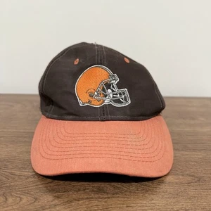 Vintage Cleveland Browns Logo Snapback Adult Brown One Size Logo Athletic Men’s - Picture 1 of 7